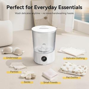 <b>Mini</b> Portable Plastic Automatic Washing Machine for Underwear and Hosiery Car & Household Use - Product Image 3