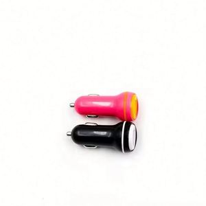 High Quality Luxury Personalized Promotion Gift <b>Mini</b> Portable Dual USB Car Charger <b>LED</b> <b>Light</b> - Product Image 4