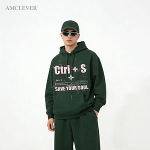 เสื้อฮู้ดดี้หนัก 460GSM ลายพิมพ์ "<span class=keywords><strong>Save</strong></span> Your Soul" แบบ DTG รองรับการสั่งทำพิเศษสำหรับผู้หญิง ทรงโอเวอร์ไซส์ ผลิตอย่างยั่งยืน หรูหราแบบเรียบง่าย สไตล์สตรีทแวร์ - Product Image 2