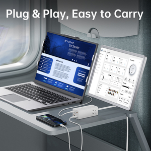 Hgfrtee 14-inch IPS Chất lượng cao xách tay <span class=keywords><strong>LCD</strong></span> màn hình kép máy tính xách tay Extender chơi game màn hình với HDR 10 - Product Image 4