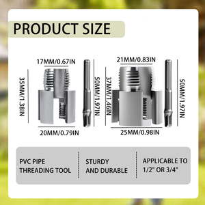 <span class=keywords><strong>2</strong></span> cái ống threading Tool - 1/<span class=keywords><strong>2</strong></span> "& 3/4" tích hợp nội bộ/bên ngoài <span class=keywords><strong>Cutter</strong></span> cho PVC/ống kim loại, khoan điện tương thích - Product Image 4