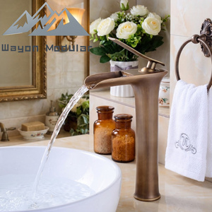 Robinet de salle de bain professionnel Wayon avec <span class=keywords><strong>bec</strong></span> cascade et profil <span class=keywords><strong>haut</strong></span> pour vasque - Product Image 2