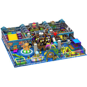 Marine Indoor Playground,triple <b>Slide</b> Ball <b>Pool</b>,roller <b>Slide</b> and Tube <b>Slide</b>,15*9m 135sqm 49*30 1453sqft - Product Image 5