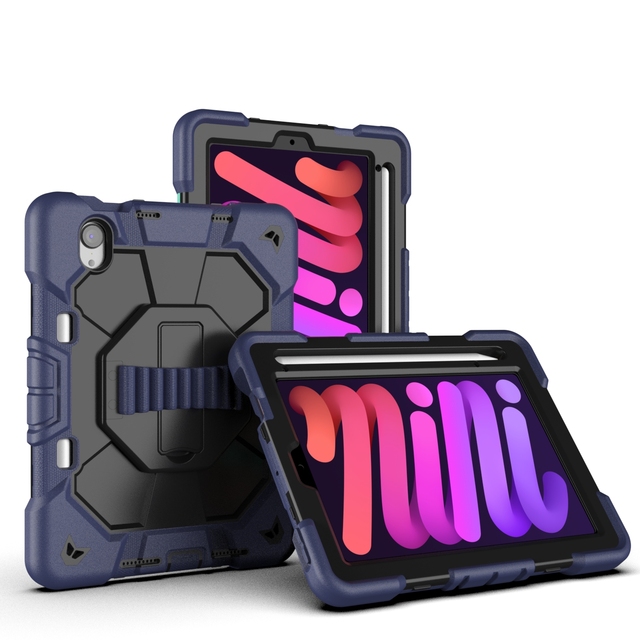 Custom Logo Kids Shockproof Kickstand School Travel Office Kickstand Tablet  Cases for iPad Mini 6/ Mini A17 Pro