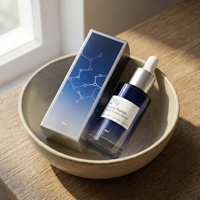 Tonique visage végétalien naturel fermenté à base de peptides de cuivre bleu, hydratant et à base de plantes, pour une routine quotidienne de soin de la peau