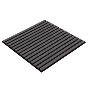 <span class=keywords><strong>Pannello</strong></span> a lamelle acustiche in rovere nero grigio impiallacciatura per animali domestici pannelli acustici 60x60 <span class=keywords><strong>cm</strong></span> <span class=keywords><strong>MDF</strong></span> per Interior Design - Product Image 5