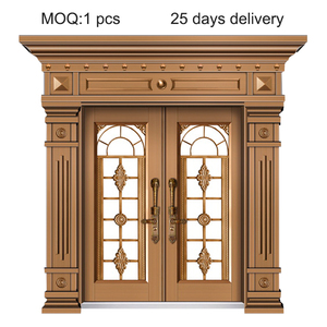 Techtop chính đôi bên ngoài cửa thép thiết kế cho ngôi nhà sắt thép cổng - Product Image 4