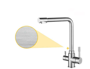 32003 di alta qualità di lavaggio moderna <span class=keywords><strong>rubinetto</strong></span> della cucina in acciaio inox 3-in-1 di <span class=keywords><strong>purificazione</strong></span> di <span class=keywords><strong>acqua</strong></span> calda e fredda <span class=keywords><strong>rubinetto</strong></span> da cucina <span class=keywords><strong>rubinetto</strong></span> - Product Image 2