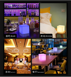Tuya Smart Table Lamp Works With <strong>Alexa</strong> Voice Control RGB Color Changing LED USB Charging Night Light <strong>Cube</strong> Controlled by APP - Product Image 6