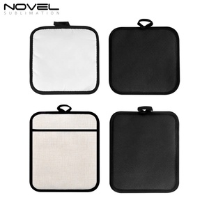 Support de casserole vierge pour sublimation, protection thermique résistante à la chaleur pour la cuisine, tapis d'isolation thermique en lin, polyester, silicone, personnalisable - Product Image 4