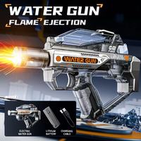 Pistolet à eau automatique avec lumière clignotante, jouet pour enfants, jeu de tir à l'eau en plein air