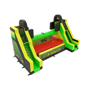 inflatable High Level Drop Duel Ultimate Gladiator Duel with double slides suitable for both kids and adults carnival