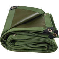 Bâche en toile industrielle verte imperméable enduite de silicone organique, personnalisée en usine, pour tente et bâche de sol
