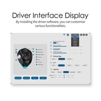 Ratón Trackball Recargable ZELOTES F33, Ratón Inalámbrico de Modo Dual BT y 2.4G para PC, Mac, Computadora Portátil, Tableta, Ratón para Juegos