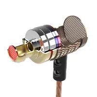QKZ-DM6 Profesional Dalam Telinga Logam Suara Bass Berat Earphone