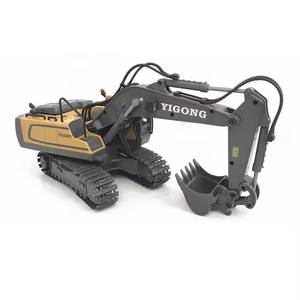 Escavatore Telecomandato BC1037, Giocattolo Ingegneristico 2.4GHz 10CH, Scala 1/20, in Metallo Pressofuso, RC, Giallo, per Interni ed Esterni, per Bambini - Product Image 6