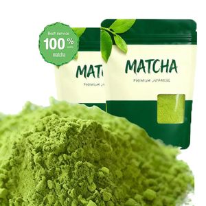 Atacado 100% Pure Food Grade Cerimonial Matcha Chá Verde Em Pó Private Label Extrato em Embalagem Drum - Product Image 1