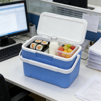 Glacière portable isotherme étanche de 6 L de qualité alimentaire pour la randonnée, les pique-niques et la plage