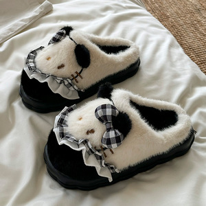 Nuove Pantofole <span class=keywords><strong>da</strong></span> <span class=keywords><strong>Donna</strong></span> 2026 in Peluche per Autunno Inverno Primavera, con Gatto 3D Cartone Animato, Foderate in Pile, Suola Spessa e Calde per <span class=keywords><strong>Casa</strong></span> - Product Image 1