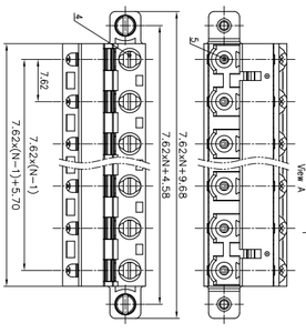 Bloque de terminales enchufable 2EDGKDM-7.62-04P-14-00A (H) - Product Image 5