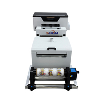 Pencetak pakaian Printer Dtf A3 kaus bantal Desktop A3 Dtf pencetak Xp600 kecil kecepatan tinggi A3 pencetak Dtf kepala ganda untuk topi