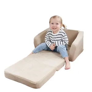 Soft And Comfortable Fabric Mini Sofa Chair And Nap Mat For Kids Playing And Sleeping