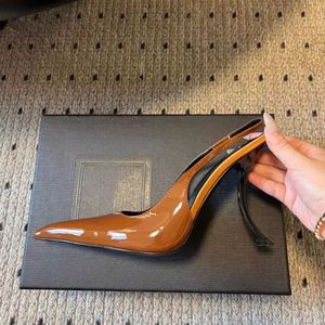 Factory Wholesale Private Label Trendy Kitten High Heel Sandals Slides Mules Heels Shoes Women - Product Image 4