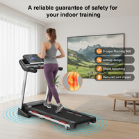 Haute qualité pas cher 3.0HP manuel Home Fitness tapis de marche électrique Machine de course tapis roulant