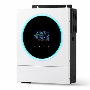 Système solaire hybride double 6 kW 48 V On/Off Grid avec sortie simple, onde sinusoïdale pure, efficacité de 97 %, VMIV TWIN 6000-48 - Product Image 2