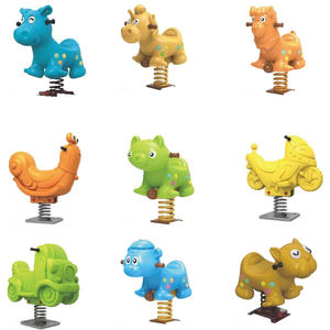 ของเล่นในฤดูใบไม้ผลิสำหรับเด็กขี่ม้าโยกสำหรับเด็กบอร์ดพีอีสไตล์ยอดนิยมในสวนสนามเด็กเล่นกลางแจ้ง - Product Image 2