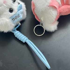 Porte-clés pendentif chien en peluche mignon pour voyage, breloque de sac boutique pour amoureux des animaux, nouveau design 2025, vente chaude - Product Image 2