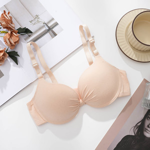Damenunterwäsche Modischer Sexy BH mit Raffung am Oberen Rand gegen Durchhängen der <span class=keywords><strong>Brust</strong></span> Atmungsaktiver BH - Product Image 4