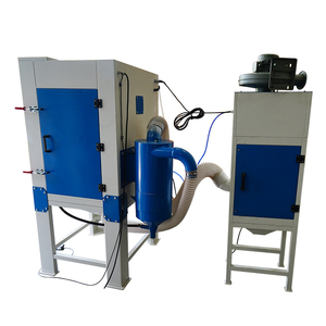 Cabine de sablage à sec robuste avec aspiration pour le nettoyage des métaux - Product Image 5