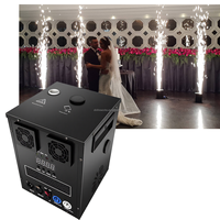 Machine à feux d'artifice électriques en métal avec flamme froide, brouillard dansant, DMX512 et télécommande AC 110-240V 750W