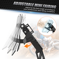 NICECNC Navigation GPS Mount Bracket Mini Carénage Kit pour Honda XR650L 1993-2024 CRF250R CRF450R CRF 250X 250RX CR125R CR250R