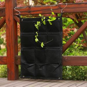 Vertical Felt Pocket Planter Flora Felt Living Wall Planter <b>Pot</b> Vertical Garden Wall Planting Bags Grow Bag for Flower - Product Image 2