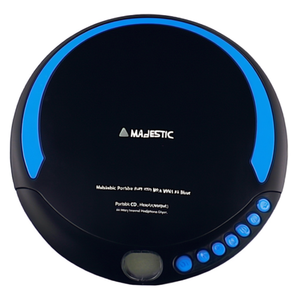 Reproductor de CD portátil Dm 1550 MP3 Negro y Azul 109550 - Product Image 2