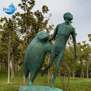 <span class=keywords><strong>Estatua</strong></span> <span class=keywords><strong>de</strong></span> Bronce Fundido a Tamaño Real <span class=keywords><strong>de</strong></span> Padre e Hijo para Diseño <span class=keywords><strong>de</strong></span> Parques - Product Image 1