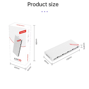 <span class=keywords><strong>COOLMOON</strong></span> ฮับแยกสัญญาณ PWM และ ARGB 1 ต่อ 10 ช่อง แบบแม่เหล็กดูด ตัวควบคุม ARGB แบบแยกสัญญาณ 5V 3Pin ตัวควบคุมพัดลมระบายความร้อน สำหรับพัดลมเคสคอมพิวเตอร์ - Product Image 6