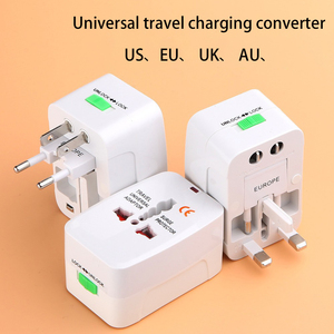 Puerto USB alimentación <span class=keywords><strong>portátil</strong></span> todo en uno adaptador de viaje internacional <span class=keywords><strong>universal</strong></span> enchufe adaptador de enchufe de viaje <span class=keywords><strong>cargador</strong></span> con 1USB 2USB - Product Image 4
