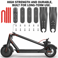 Kit de Cubierta de Horquilla Delantera para Patinete Eléctrico Xiaomi M365 1S Pro Pro2, Cubierta Protectora de Horquilla, Reflector, Piezas de Repuesto