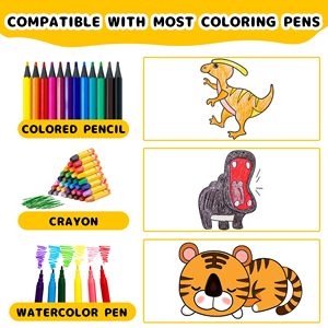 Kinder-Zeichen rolle Mal papierrolle für Kinder, Zeichen papierrolle DIY-Malerei Zeichnung Farbe Füll papier Graffiti-Schriftrolle - Product Image 4