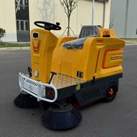 Machine de nettoyage de voirie entièrement fermée pour entrepôts, propriétés et supermarchés, équipement de manutention