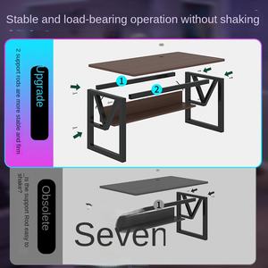 โต๊ะคอมพิวเตอร์เล่นเกมพีซีขาเหล็กรูปทรง C ดีไซน์ยอดนิยมโต๊ะเล่นเกม - Product Image 3