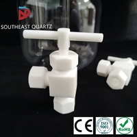 Tube de jonction en verre de quartz de haute qualité, bouteille en verre de quartz, bulleur en verre de quartz