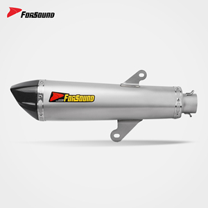 Pot d'échappement moto Forsound à prix de gros pour Yamaha NMAX155, silencieux slip-on avec <span class=keywords><strong>DB</strong></span> <span class=keywords><strong>Killer</strong></span> <span class=keywords><strong>amovible</strong></span> - Product Image 4