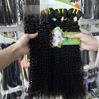 Lot de Cheveux en Gros avec Closure, Frontal HD Transparent et Bundles de Cheveux Humains Vierges avec Ensemble de Closure en Dentelle