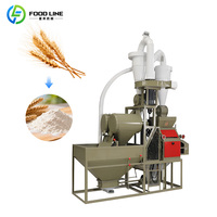 Moulin à maïs multifonctionnel commercial pour la transformation de la farine de maïs, le broyage du maïs et le décorticage des grains, avec moteur et roulement central