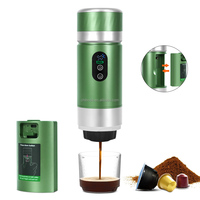 Machine à expresso portable à écran LED 2026, 20 bars, rechargeable par USB, pour la maison, la voiture, les voyages et l'extérieur