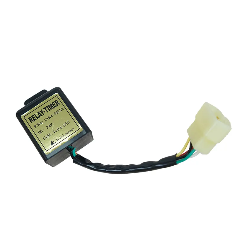 21N4-00762 Relay Timer For Hyundai Excavator R210-7 R220-7 210LC7H-1 Electric Parts